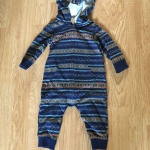 Carter’s Aztec French Terry One Piece Jumpsuit